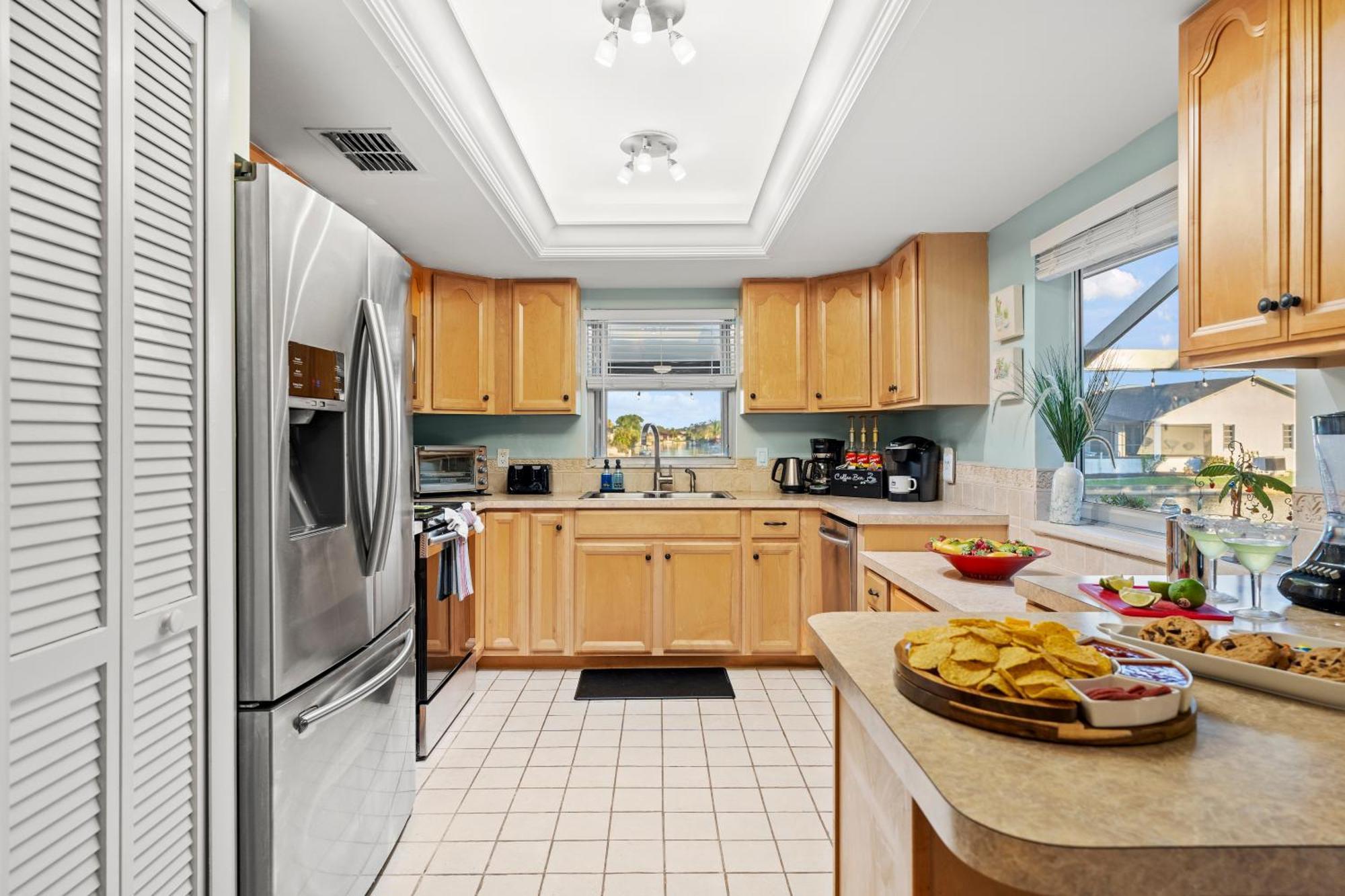 Serenity Waterfront Villa With King Suite, Private Pool, Great Lanai Enclosure And Long Water Views Кейп Корал Екстериор снимка
